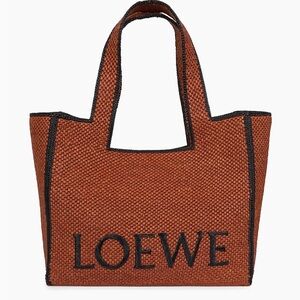 LOEWE x Paula's Ibiza Large Logo Raffia Tote Bag in Honey Gold 
SOLD OUT